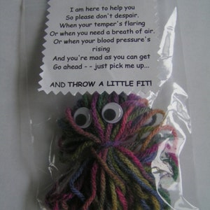 Funny Gag Gift NEW COLORS!!! I&#39;m a Little Fit Saying - HANDMADE - Gift - Stocking Filler - Damit Doll