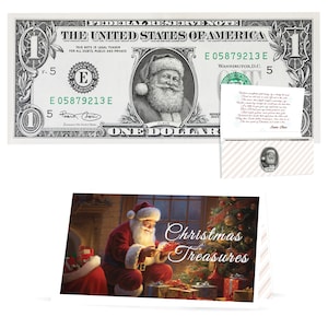 Santa Dollar Bill