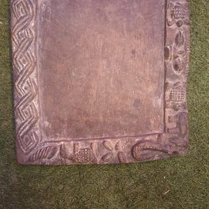 Early 20th-Century African Divination Board - Hand-Carved Yoruba Ifa Opon