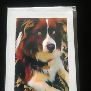 Cartões de felicitações de arte original