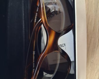 Vintage 2000s Y2K Genuine Brown Tinted Oversized Versace