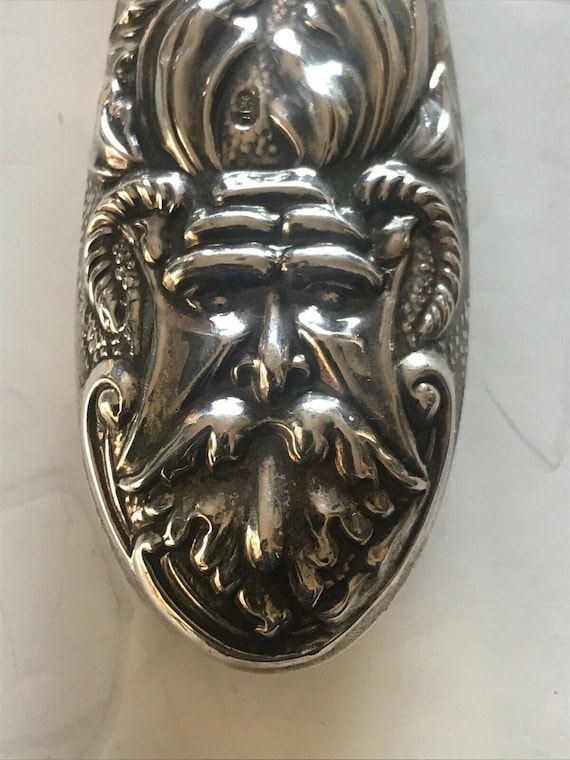 hallmarked b & co solid silver 4 items vanity set - image 9