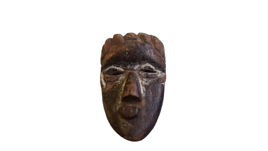 ダン族　old passport mask Ancient Dan Passport Mask| History Art Object| Ceremony Mini