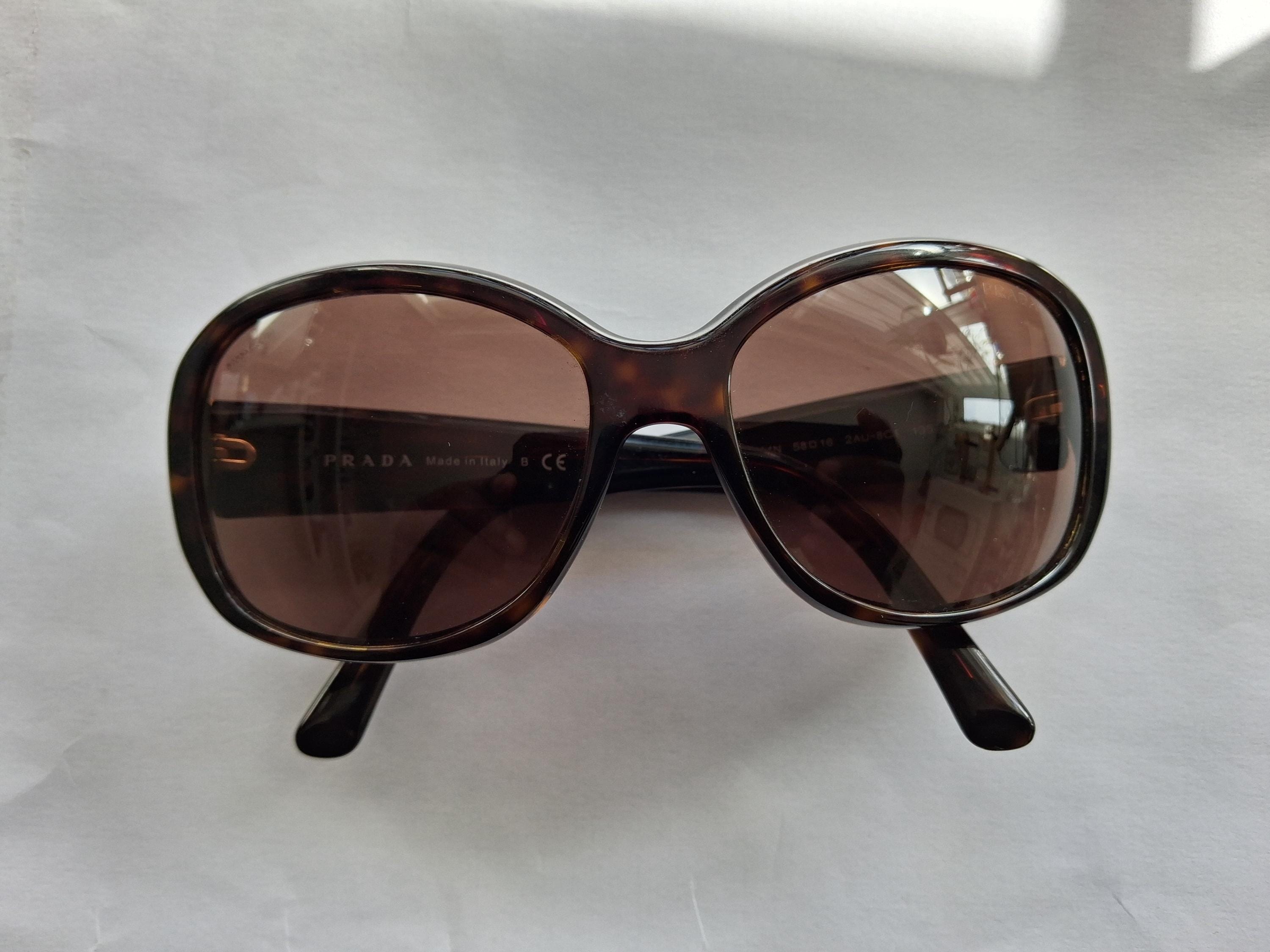 Vintage Prada Milano Sunglasses - Black Acetate With Gold  display picture 2