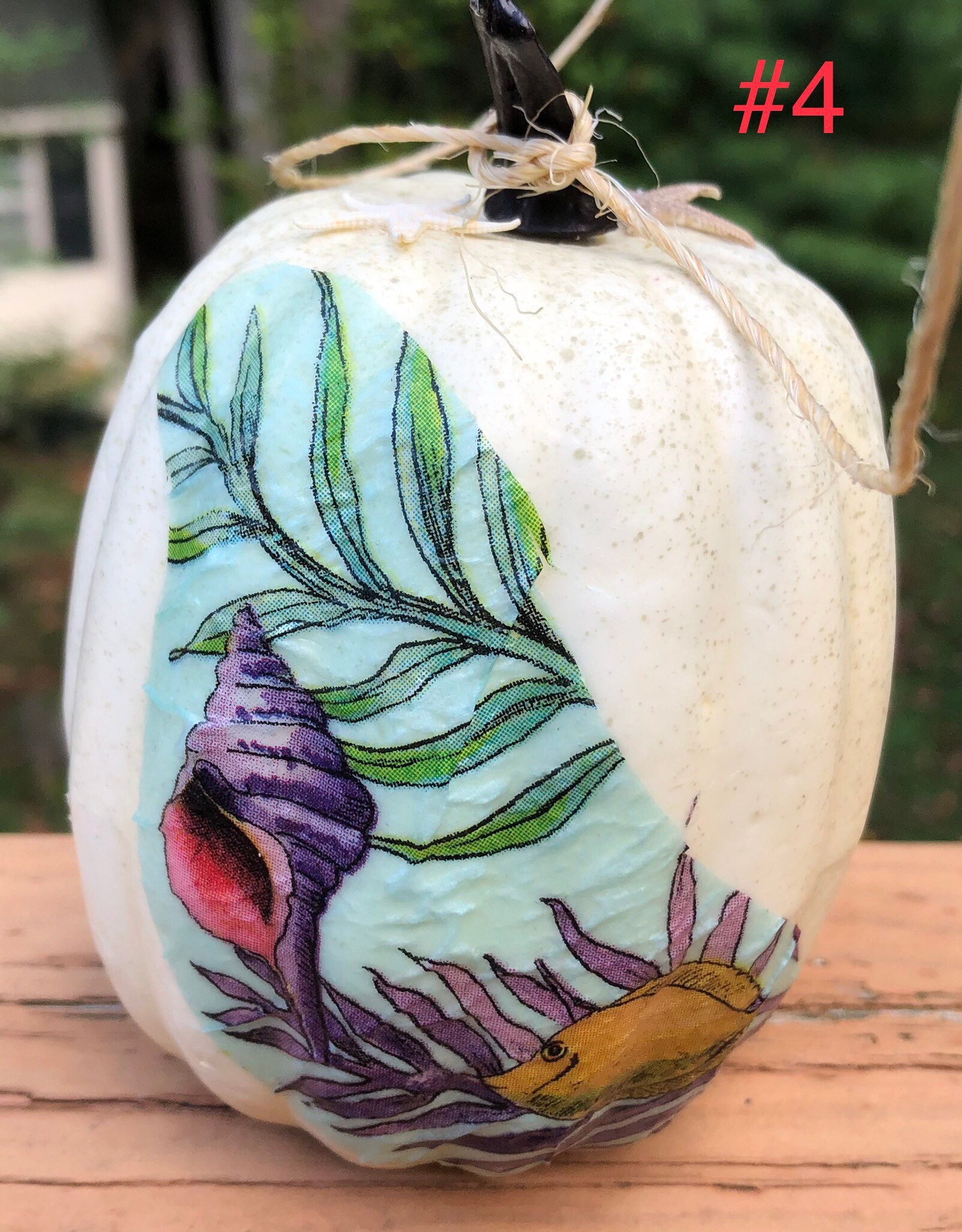 Mini Coastal Pumpkins Beach Decor Fall Coastal Farmhouse Cottage ...