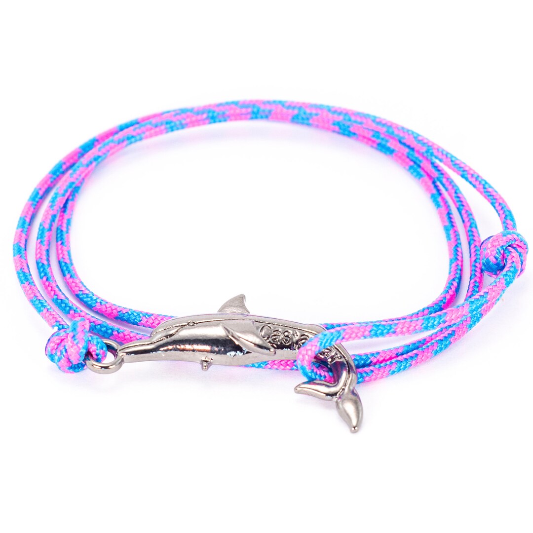 Paracord Dolphin Wrap Rope Bracelet - Etsy
