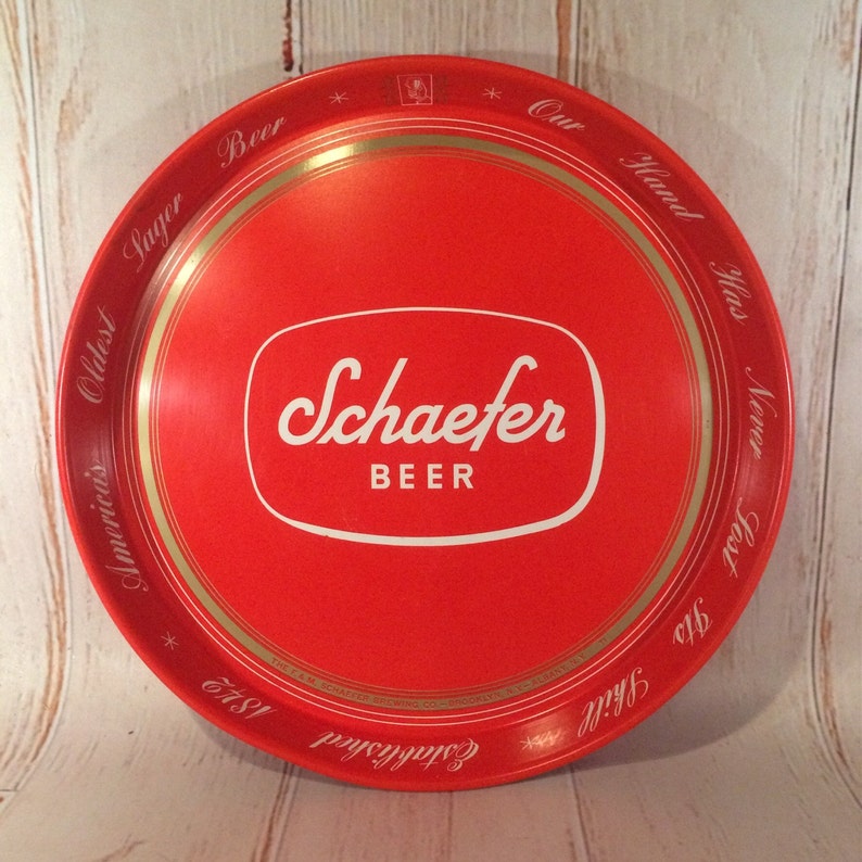 Schaefer Beer Serving Tray | Etsy