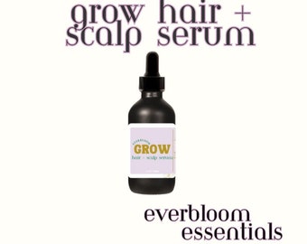 Hair Growth Serum , Hair growth oil, Rosemary hair oil, cedarwood hair oil, peppermint hair oil, postpartum hair growth oil