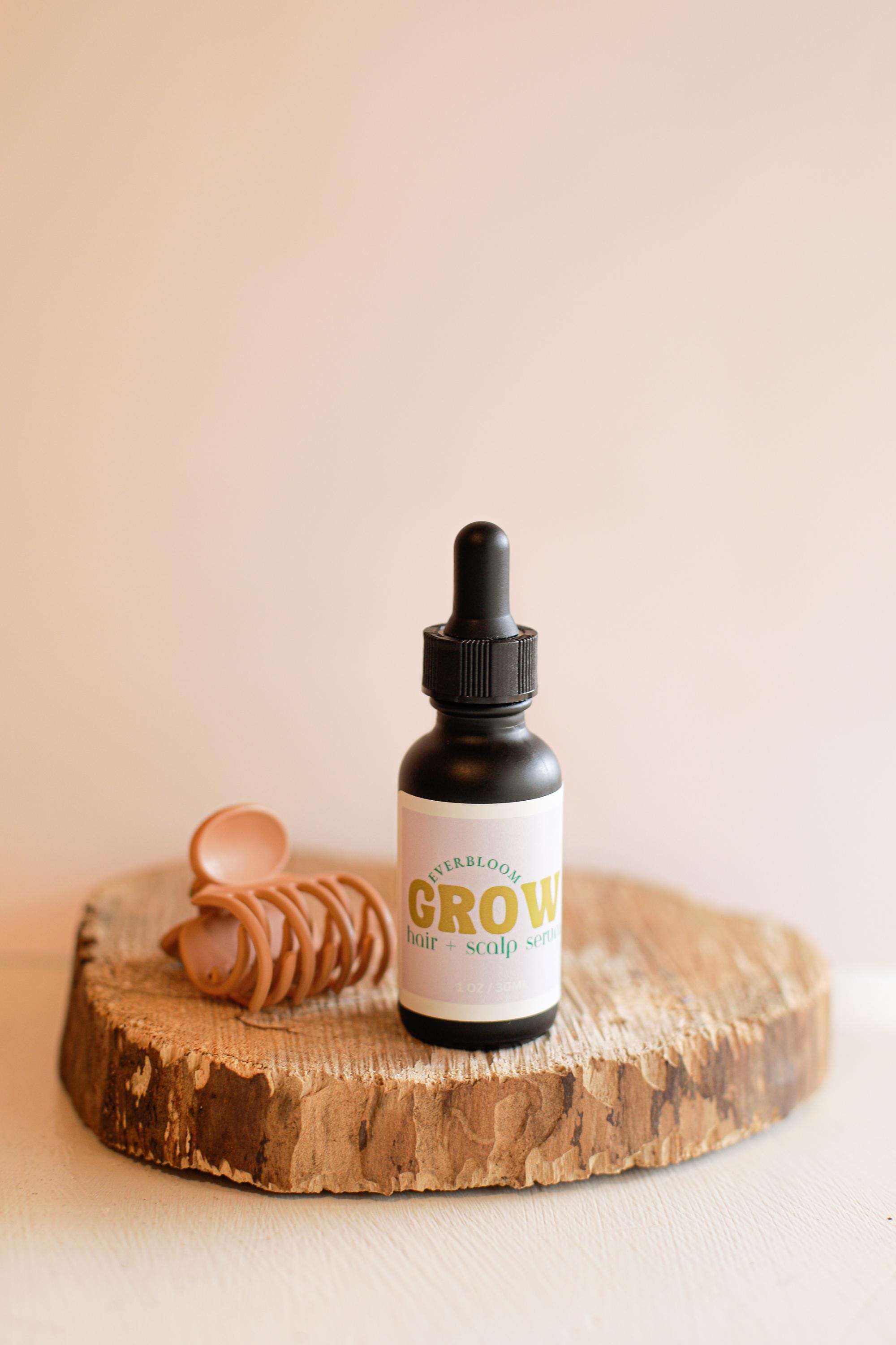 Hair Growth Serum, Hair growth oil, Rosemary hair oil, cedarwood hair oil, peppermint hair oil, postpartum hair growth oil