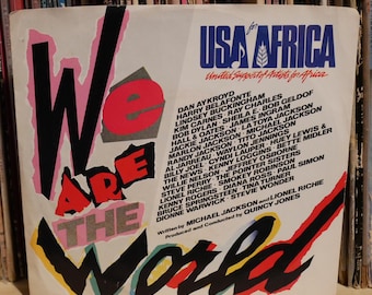 Vintage 'we Are the World' Album: 1985 USA for Africa, Mint in