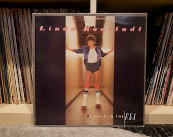 Linda Rondstadt - Living In The USA - 33 tours en vinyle gatefold - Asylum Records - 1978 (Premier pressage)