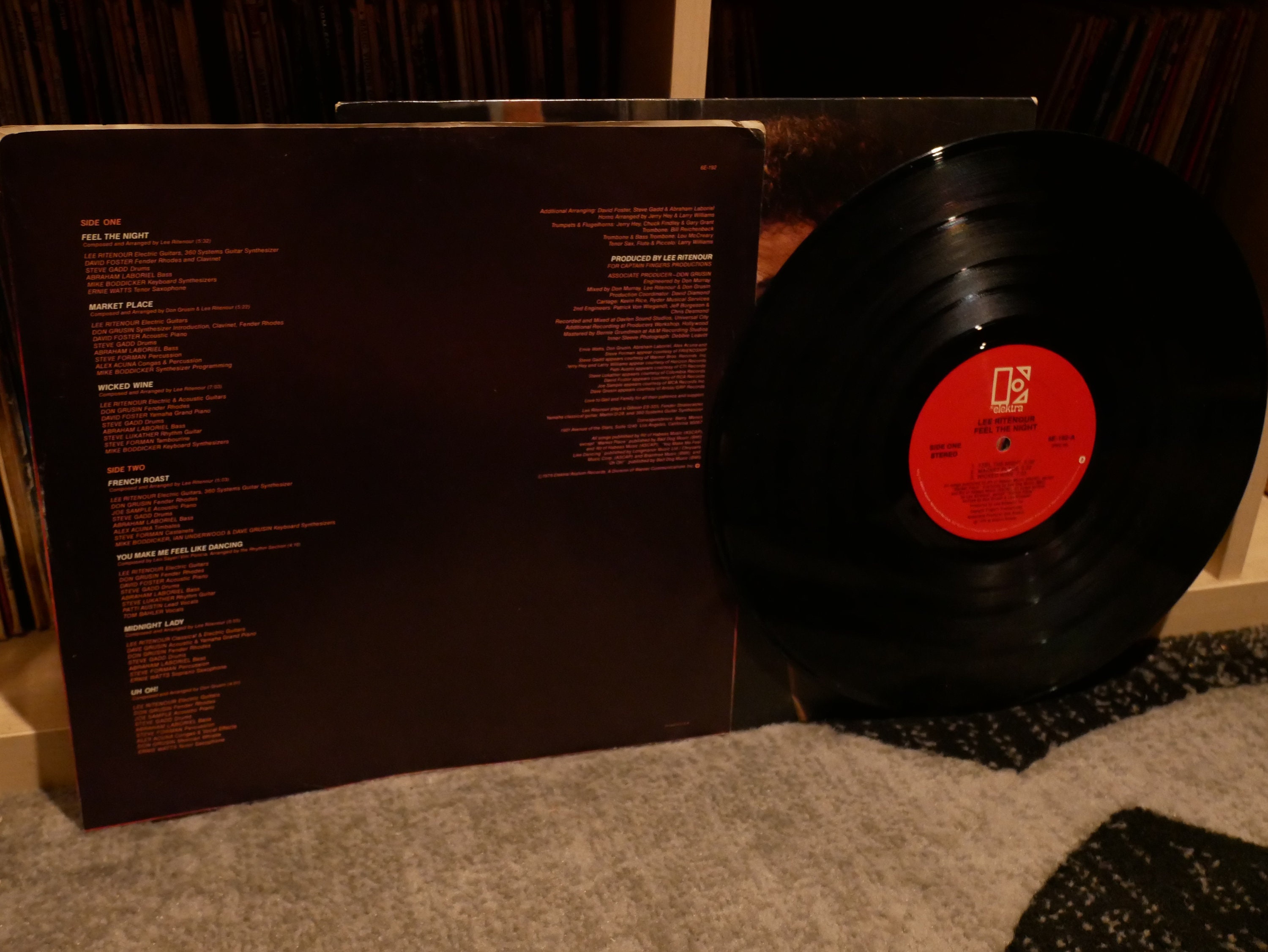 リー・リトナー - Feel The Night - ビニール LP - 1979 - Elektra