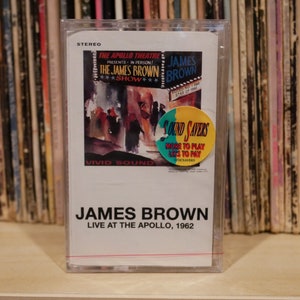 New & Sealed: James Brown - Live At The Apollo - 1962 Cassette