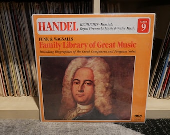 Vinyle vintage : Haendel – Highlights from Messiah, Music from The Royal Fireworks & More - Vinyle LP (Family Library of Great Music) Album 9