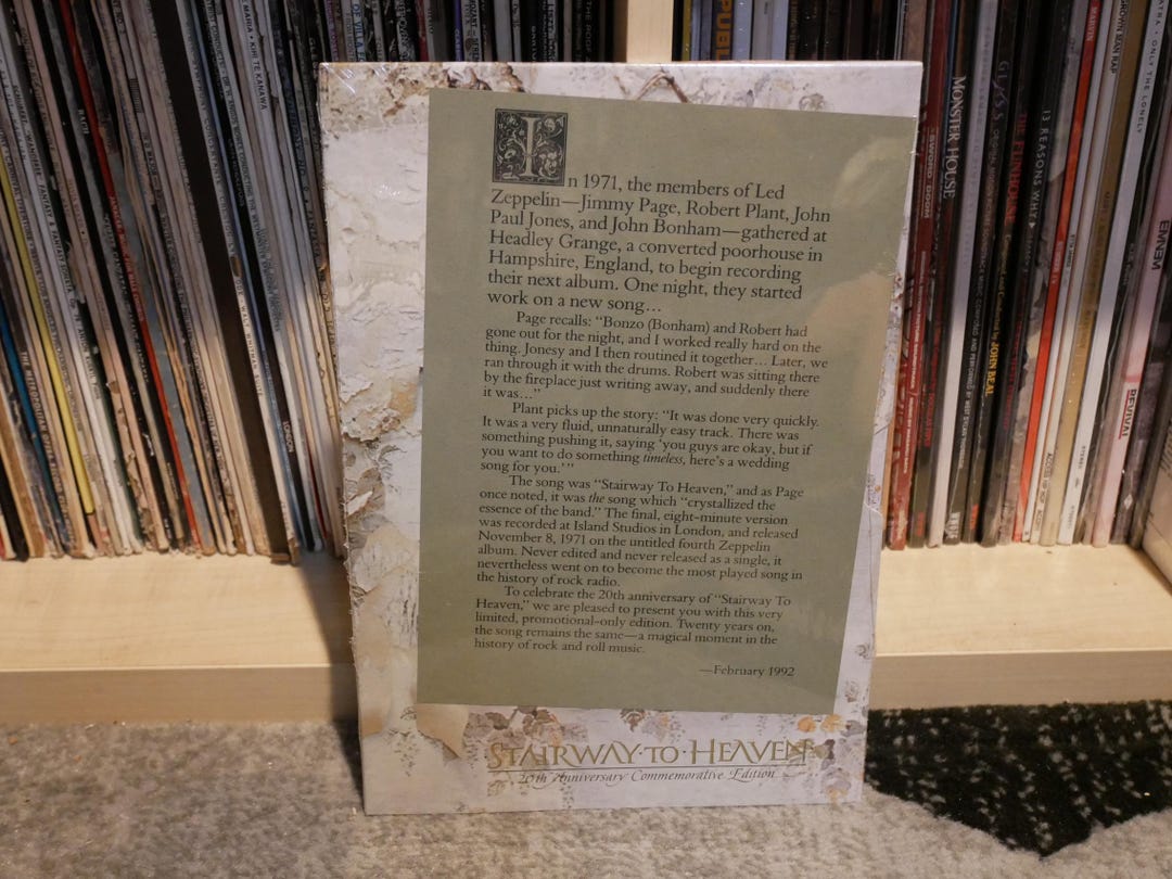 SEALED/RARE - Led Zeppelin - Stairway to Heaven - 7