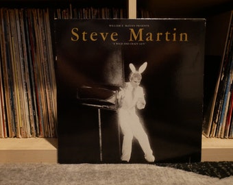 Vinilo vintage: Steve Martin - Un tipo salvaje y loco - LP de vinilo de comedia gatefold - 1978 {Original Pressing}