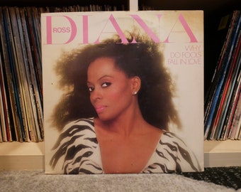 Diana Ross - Why Do Falls In Love - Vinyl LP - 1981 - {{Original Press}}