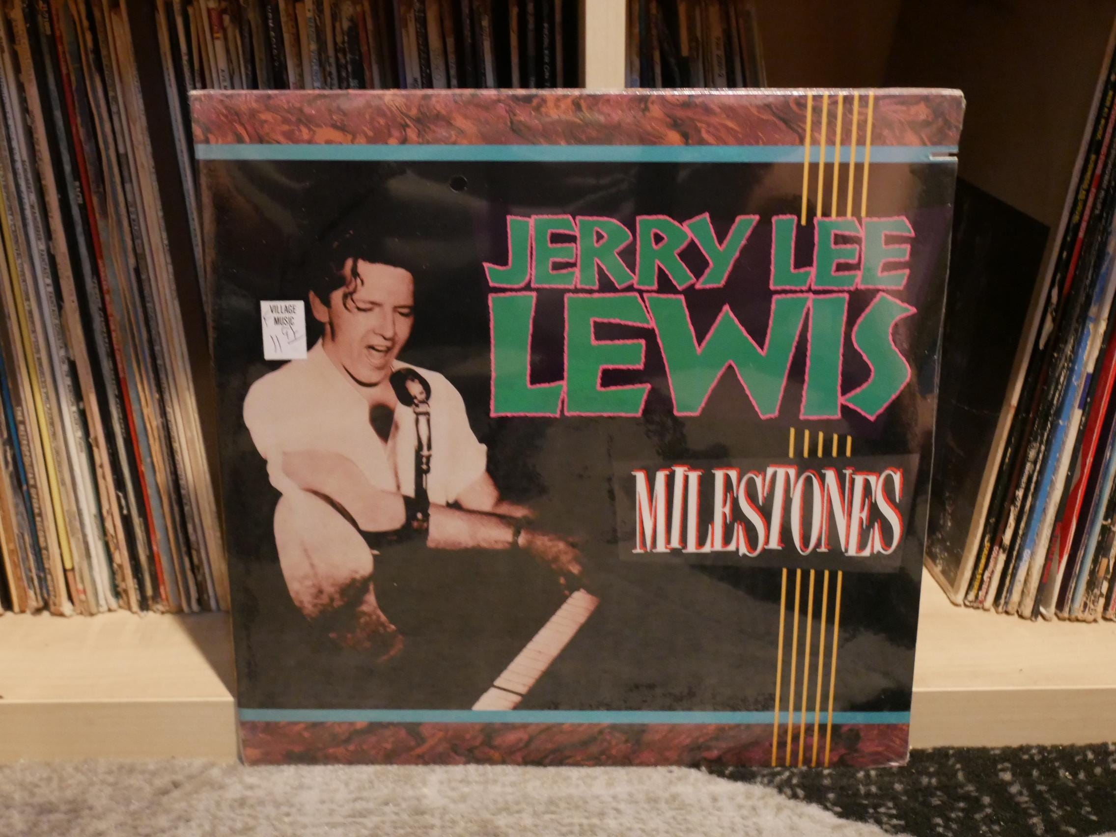 Vintage Vinyl: Jerry Lee Lewis - Milestones - Gatefold 2x Vinyl LP - Rhino Records - 1989 (Sealed)