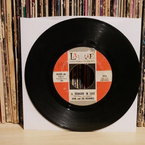 Vintage Vinyl: Dion and The Belmonts - &quot;A Teenager In Love&quot; w/ I&#39;ve Cried Before&quot; - 7&quot; Inch / 45rpm Vinyl - Laurie Records - 1959
