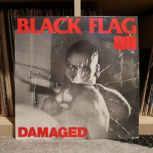 Black Flag &quot;Damaged&quot; Vinyl LP - SST Records - 1984 (Reissue)