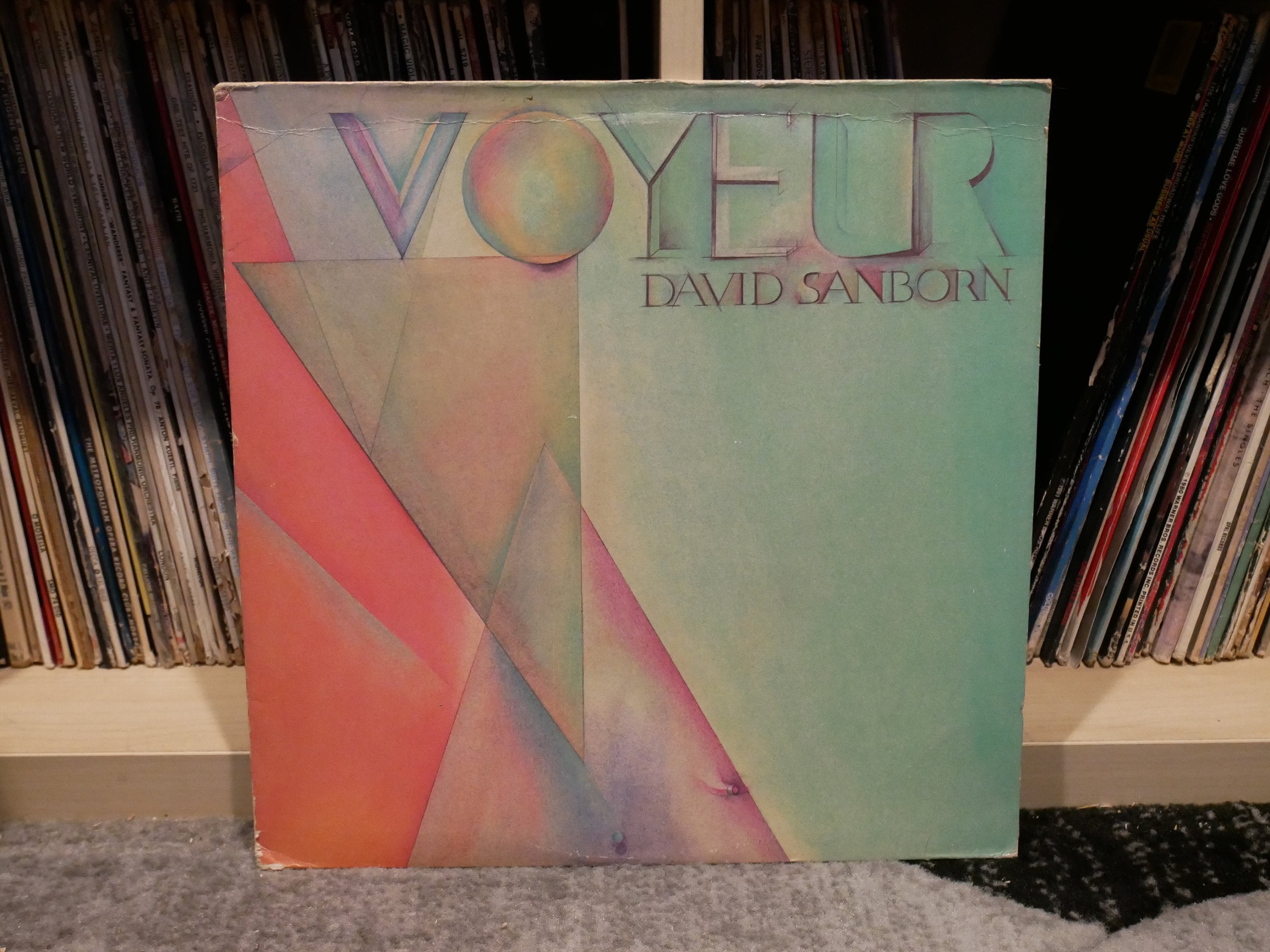David Sanborn Voyeur Vinyl LP 1981 jazz