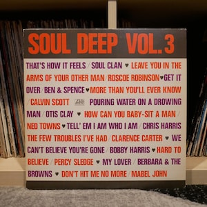 Rare Soul &quot;Various&quot; Soul Deep Vol.3 Vinyl Album - Atlantic - 1974 - {Original Japanese Press}