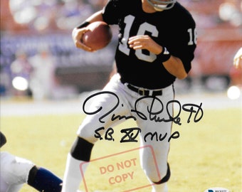 Oakland Raiders "Jim Plunkett" Super Bowl "XV" MVP Autographed Photo Reprint