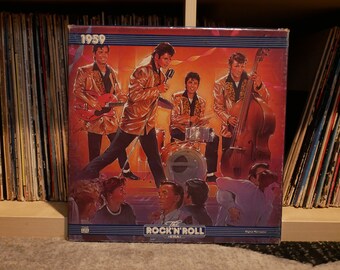 Vintage Vinyl Compilation: Various – The Rock &#39;N&#39; Roll Era - 2x Vinyl LP Box - Time Life Music - 1959