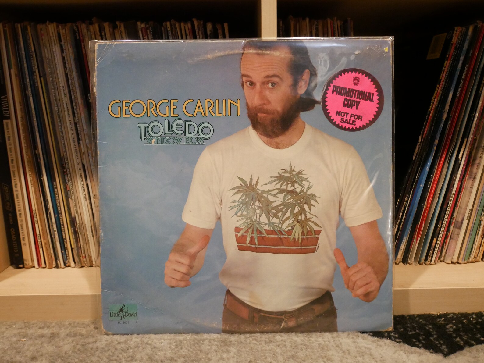Vintage Vinyl Carlin Toledo Window Box Comedy Vinyl LP 1974