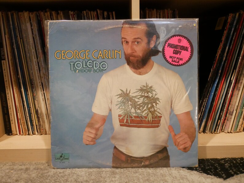 Vintage Vinyl: George Carlin - Toledo Window Box - Komedi Vinyl LP - 1974 (Originalpressning) bild 1