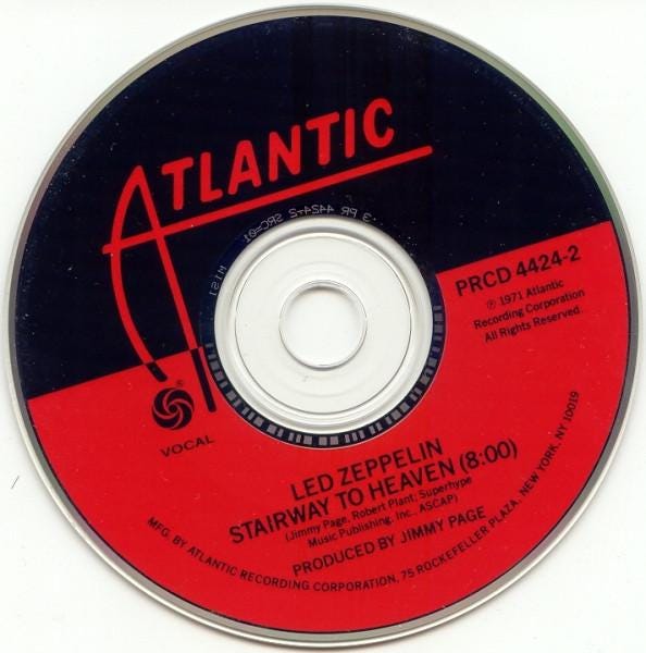 SEALED/RARE - Led Zeppelin - Stairway to Heaven - 7