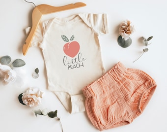 peaches baby outfit