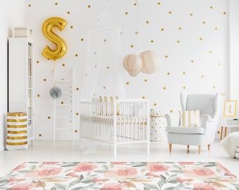 Rug for girls nursery shop