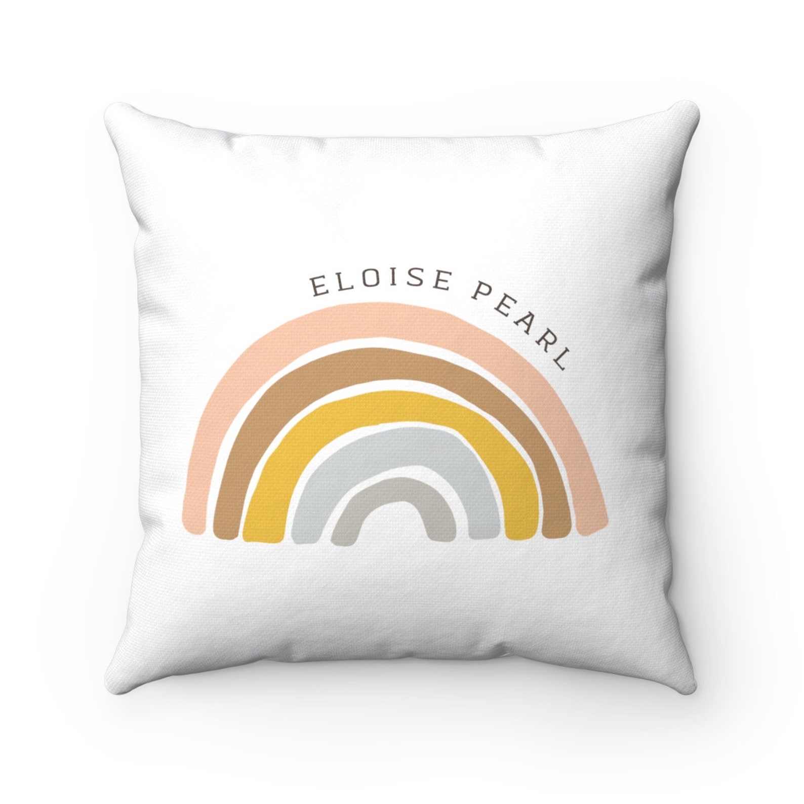 Rainbow Pillow Cover Decorative Rainbow Pillow Case Etsy