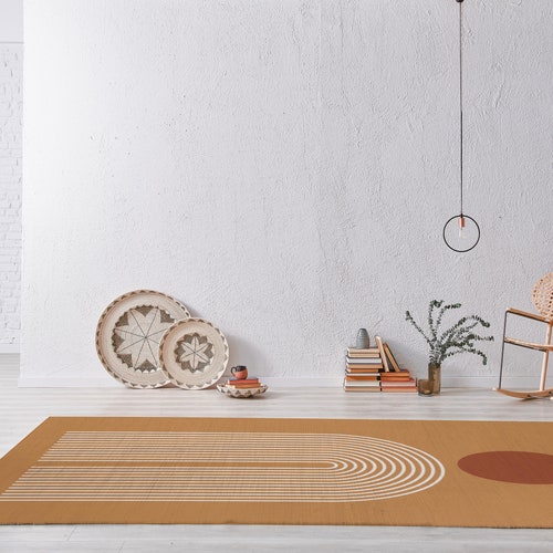 Earth Organic Tones Area Rugs Nursery Boho Carpet Neutral Etsy