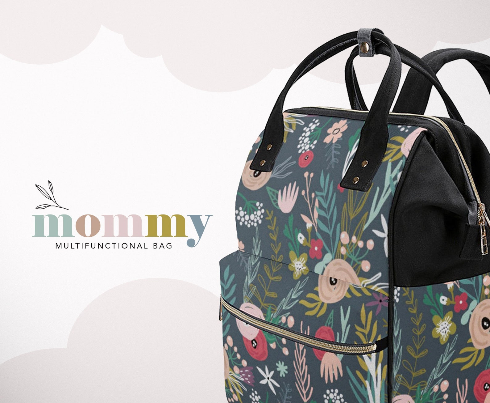 Multifunctional Mommy Bag Nursery UltraLarge Backpack Etsy