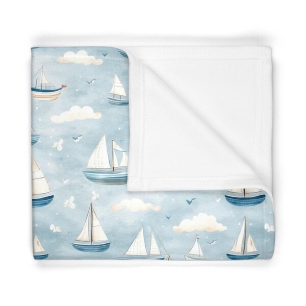 Marine Bliss Quilted Blanket NCU0TL594