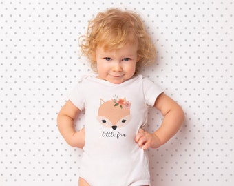 Baby Romper  Funny Baby Clothes Unisex Boy Girl One Piece Pocket Fox 