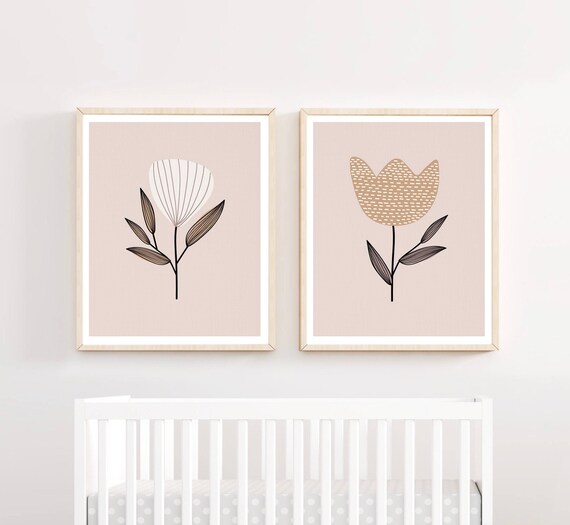 Girls Print Nursery Instant Download Printable Floral Wall Art Kids Bedroom Gender Neutral Girls Print Nursery Instant Download Printable Floral Wall Art Kids Bedroom Gender Neutral