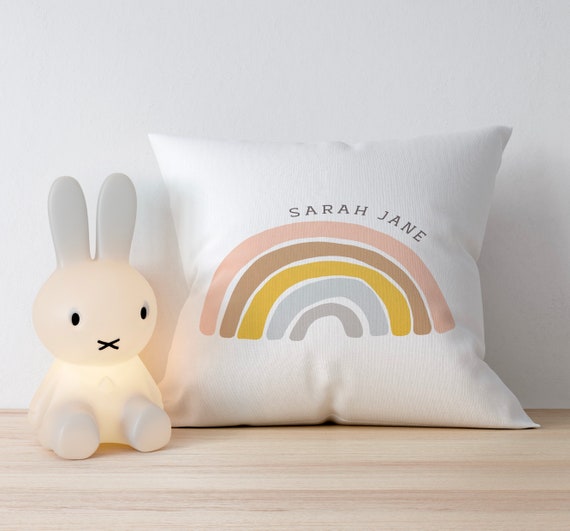 Rainbow Pillow Cover Decorative Rainbow Pillow Case Etsy