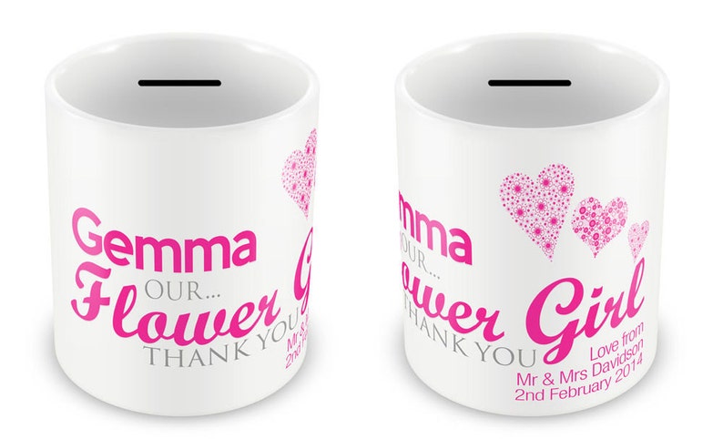 flower girl money box
