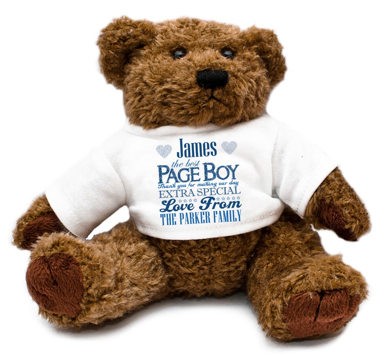 page boy teddy bear