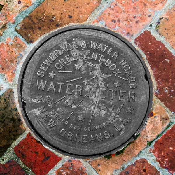 New Orleans Water Meter Wall Art Etsy
