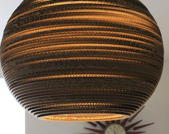 extra large 20" cardboard lampshade, pendant lampshade