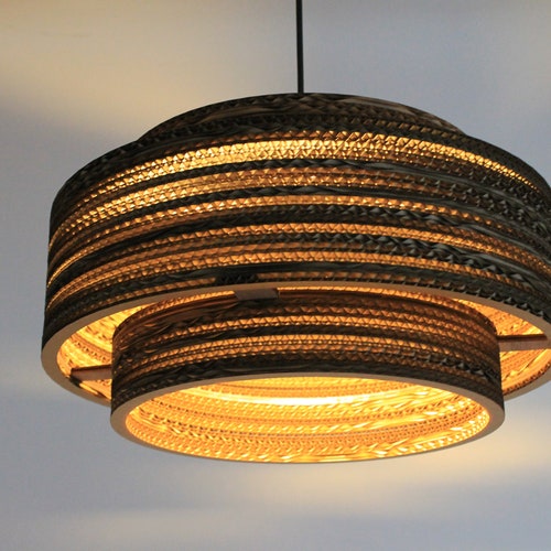 Vintage Mid Century Style Fiberglass Lamp Shade Modern Atomic - Etsy