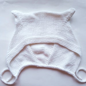 Cat Ear Bonnet Women&#39;s Knitted Hat - Cute and Trendy Knit Cat Hat for Winter Fashion