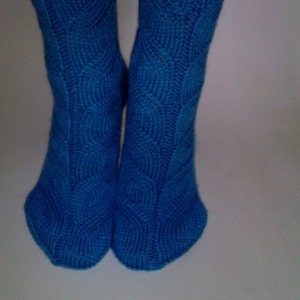 Stiefel Socken. Kniehohe Socken. Knie-Socken. Kniehohe Socken. Wollsocken, gestrickte Wollsocken Bild 2