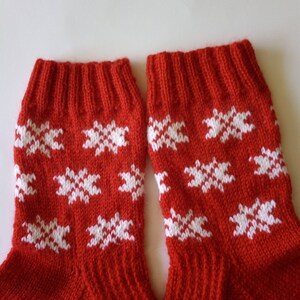 Family matching.Family socks. Three pairs of socks. For dad, mom and baby. Knitted socks. Woolen warm socks. image 5