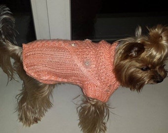 Sweater for Yorkie, clothes for dachshund, dog sweater