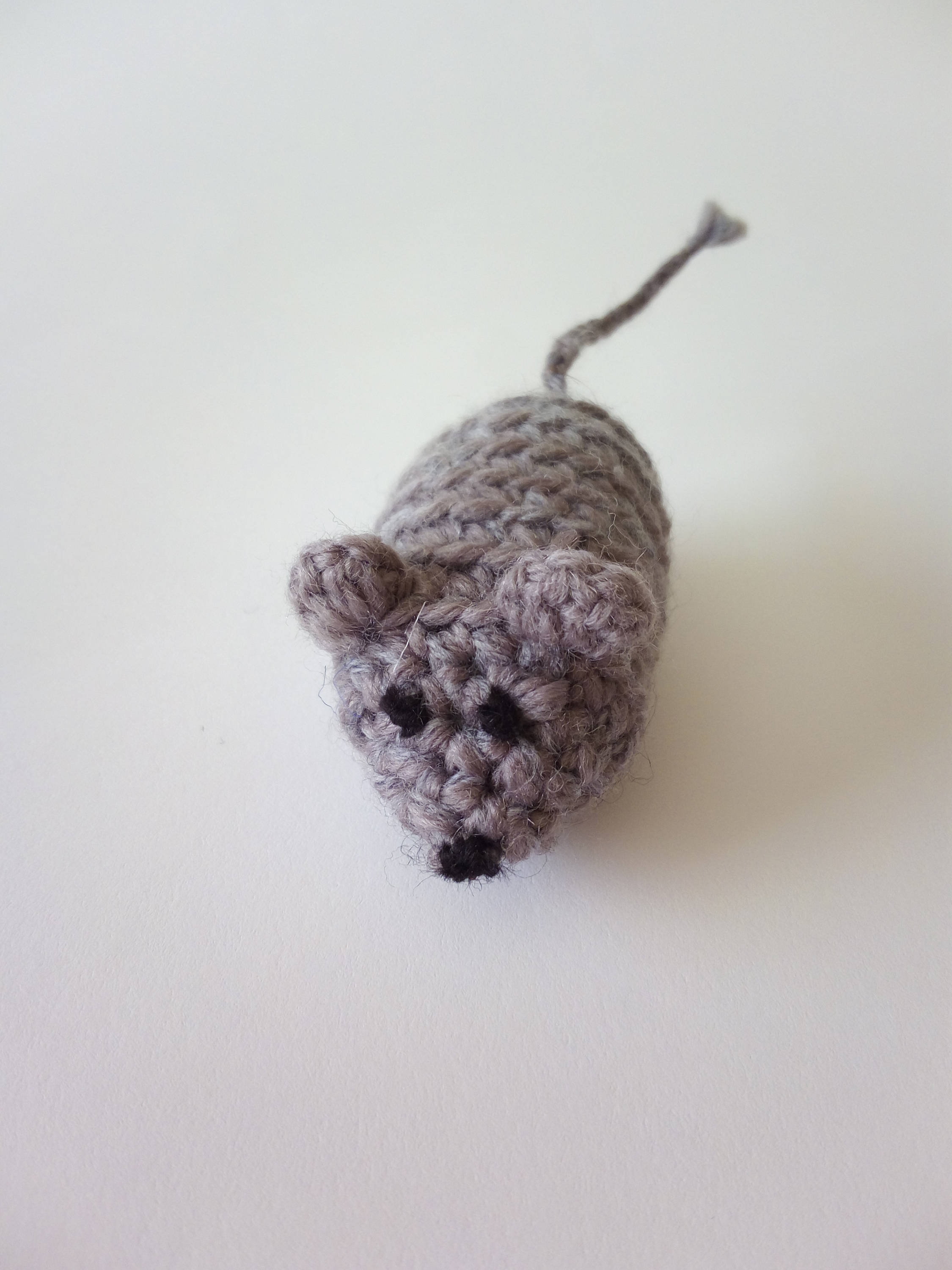 Crochet Mouse, Crochet Toy, Mouse Toy, Cat's Toy, Kittens Toy, Grey Mouse, Baby Toy, Handmade Toy.